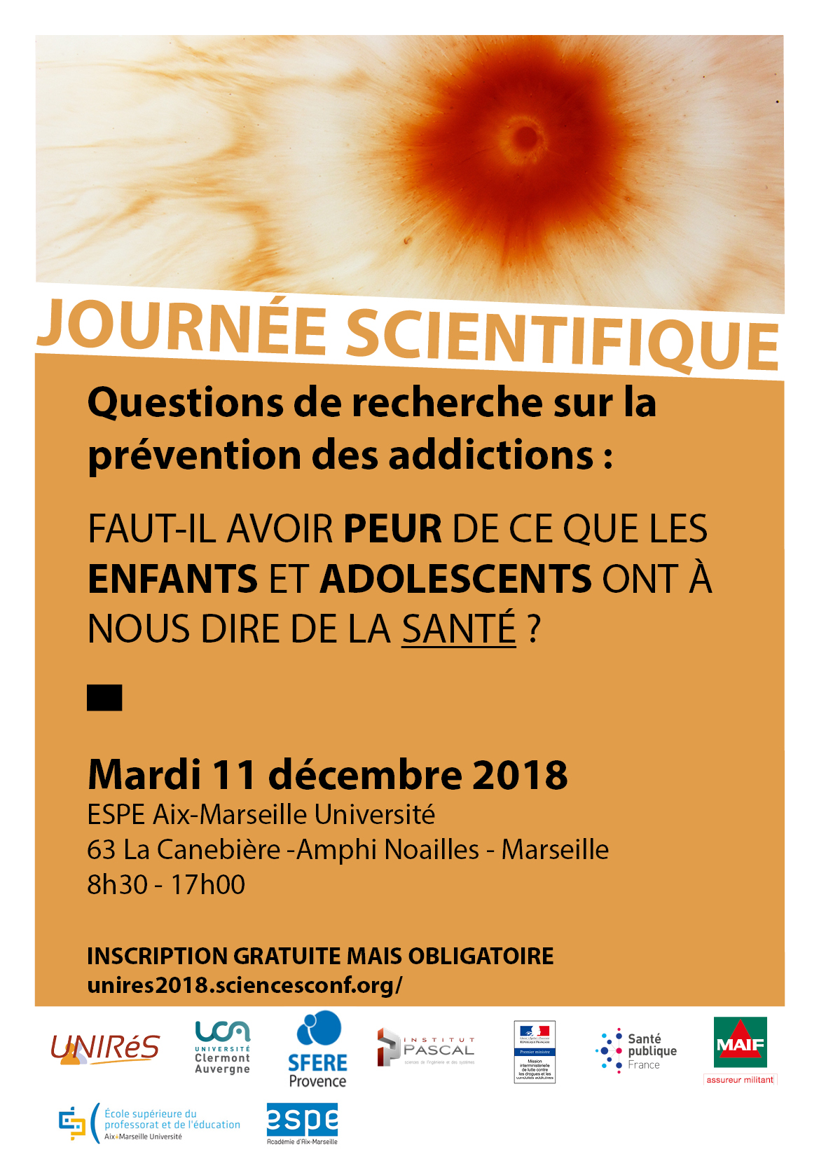 Affiche journée scientifique Marseille 2018